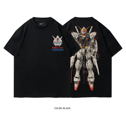 A Blueprint of Gundam RX-78, Mobile Suit Gundam Ivory Tee