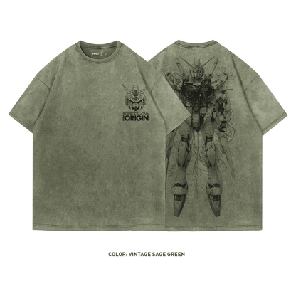 A Blueprint of Gundam RX-78, Mobile Suit Gundam Ivory Tee