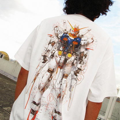 A Blueprint of Gundam RX-78, Mobile Suit Gundam Ivory Tee