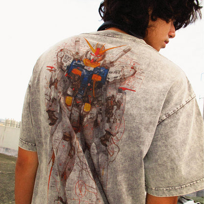 A Blueprint of Gundam RX-78, Mobile Suit Gundam Ivory Tee