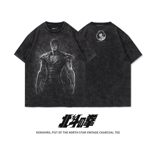 Fist of the North Star Kenshiro 100% Cotton Short Sleeve Vintage T-shirt