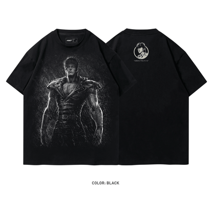 Fist of the North Star Kenshiro 100% Cotton Short Sleeve Vintage T-shirt