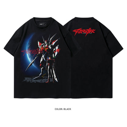 D-Boy Tekkaman the Space Knight 100% Cotton Short Sleeve Vintage T-shirt