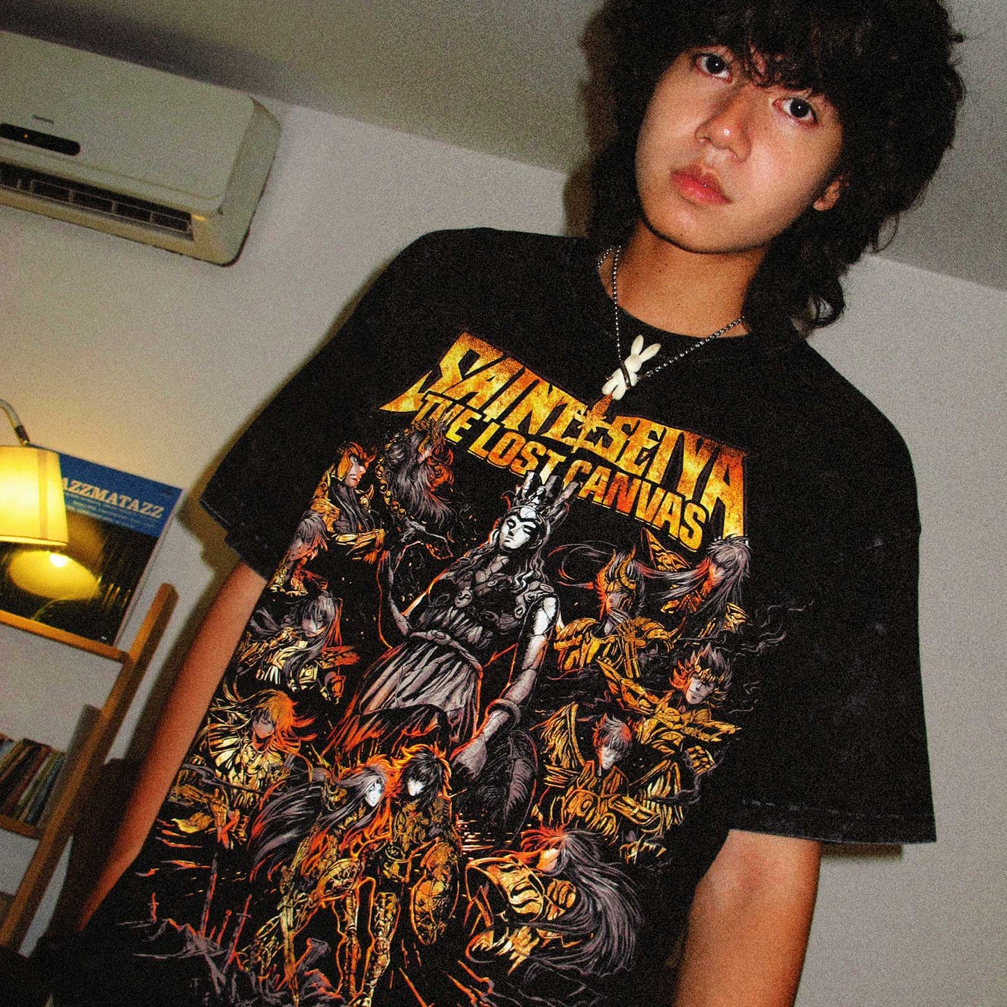 Saint Seiya The Lost Canvas 100% Cotton Short Sleeve Vintage T-shirt